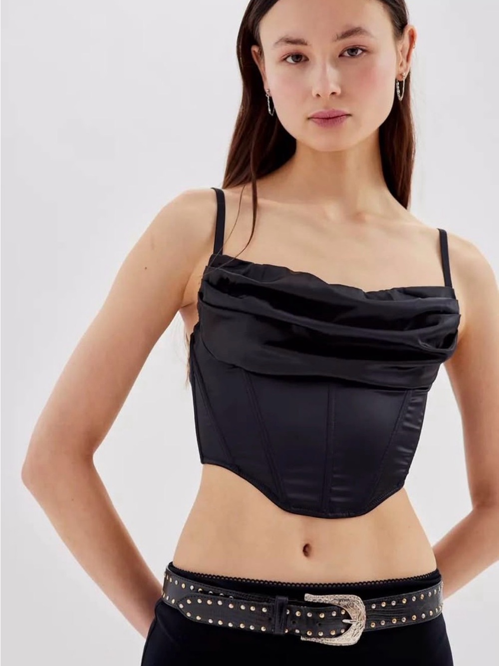 Urban Outfitters Lexi Satin Corset Top / Small